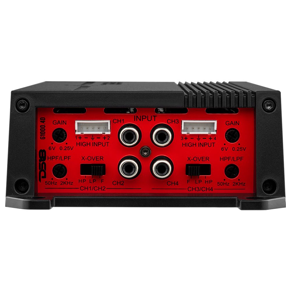GEN-X Full-Range Class D 4-Channel Amplifier | 4 x 90W RMS @ 4-Ohm - DS18