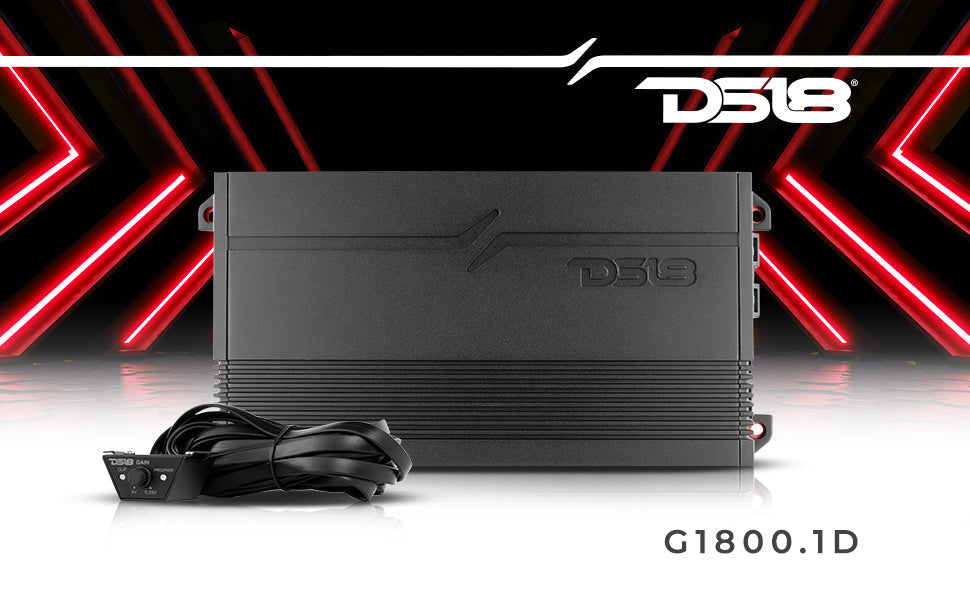GEN-X Class D 1-Channel Amplifier | 600W RMS @ 1-Ohm - DS18