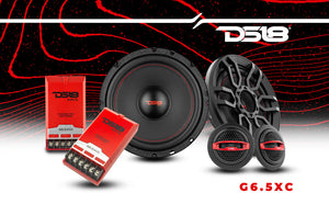 G6.5XC GEN-X 6.5" 2-Way Component Set Speaker System 150 Watts 4-Ohm - DS18