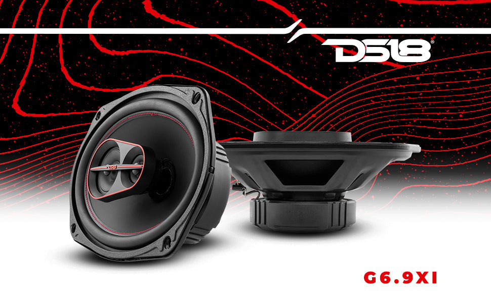 GEN-X 6x9" 3-Way Coaxial Speakers | 60W RMS 4-Ohm - DS18