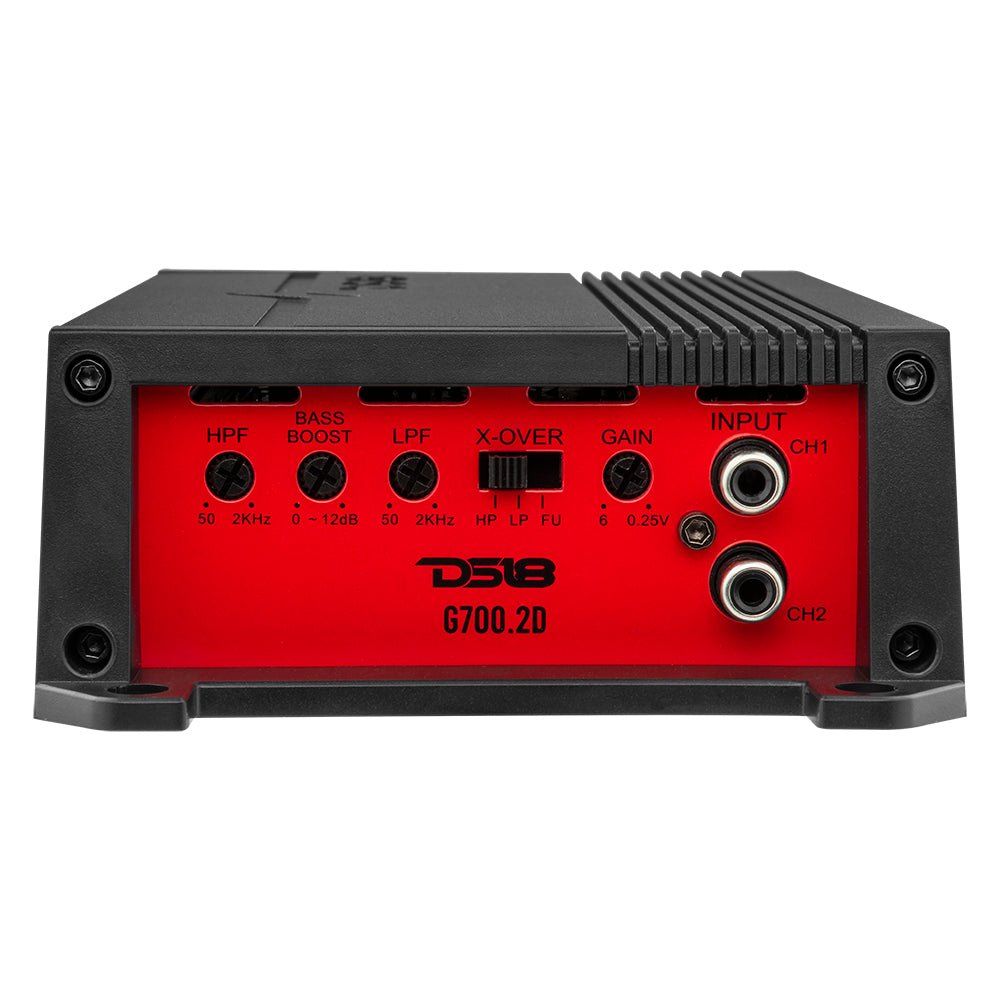 GEN-X Full-Range Class D 2-Channel Amplifier | 2 x 100W RMS @ 4 Ohm - DS18