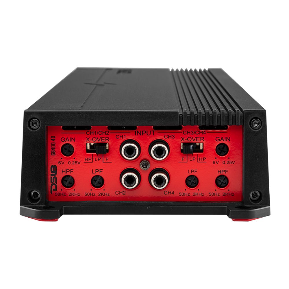 GEN-X Full-Range Class D 4-Channel Amplifier | 4 x 700W RMS @ 4-Ohm - DS18