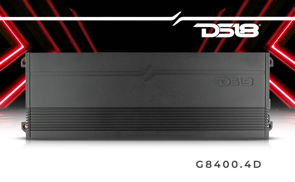 GEN-X Full-Range Class D 4-Channel Amplifier | 4 x 700W RMS @ 4-Ohm - DS18