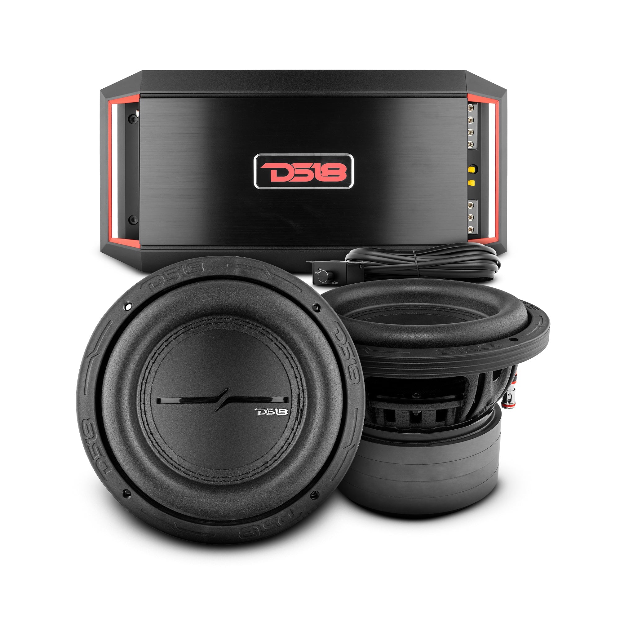Bass Package - Pair of 6.5" Subwoofer ZXI6.2D and Amplifier GEN-X1200.1 - DS18
