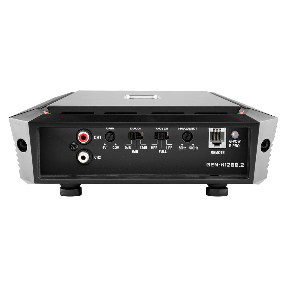 DS18 GEN-X1200.2 Full-Range Class AB 2-Channel Amplifier 1200 Watts - DS18