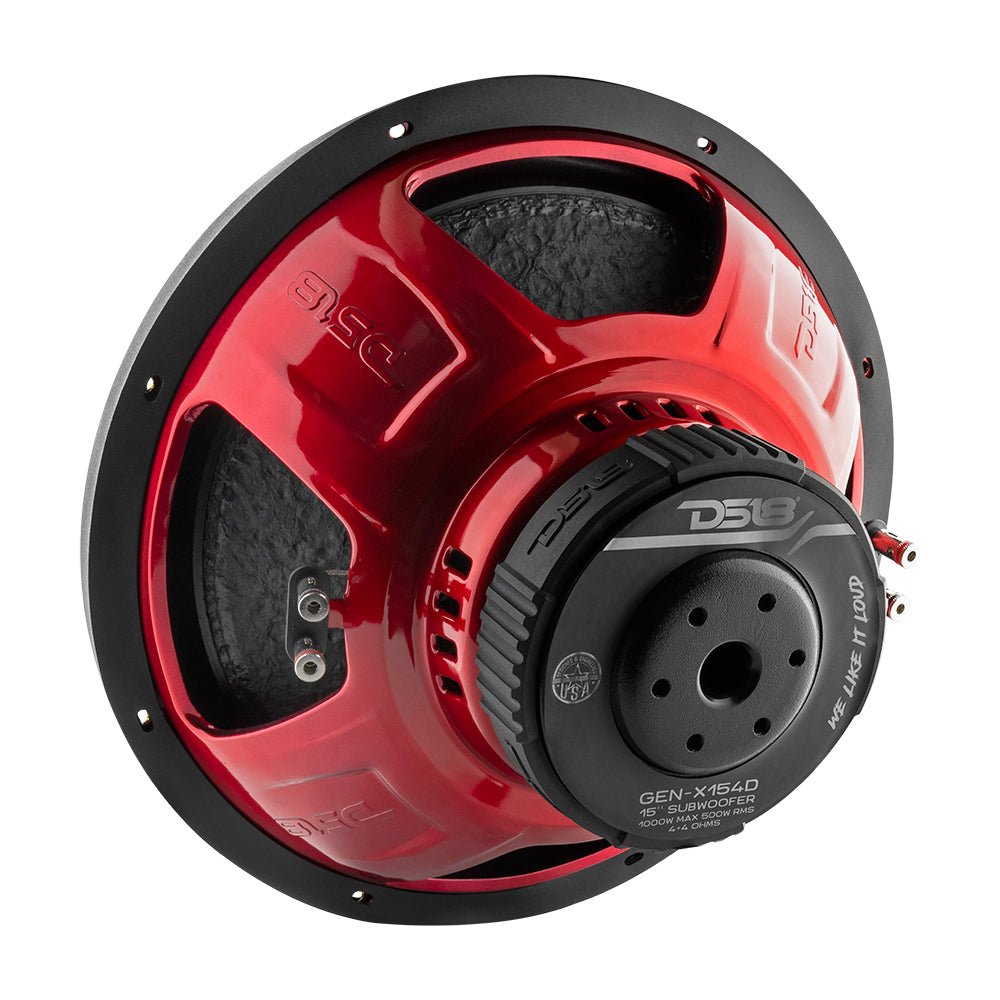 DS18 GEN-X154D 15" Car Subwoofer 1000 Watts 4-Ohm DVC - DS18