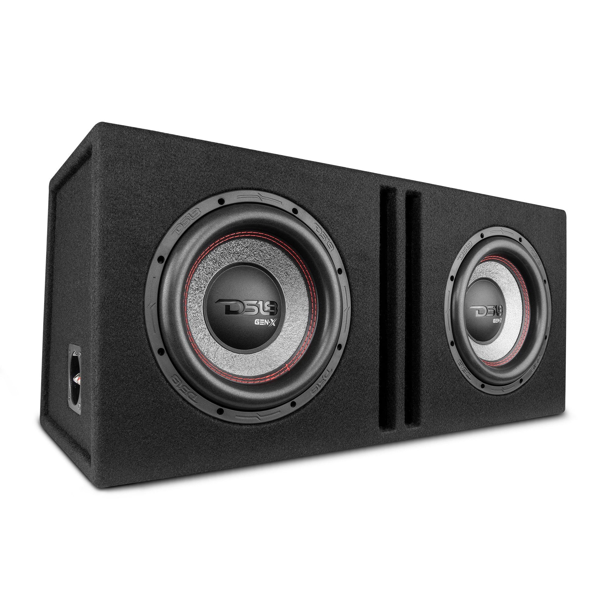 Dual 10" Loaded Subwoofer Ported Enclosure With GEN-X104D 800 Watts RMS - DS18