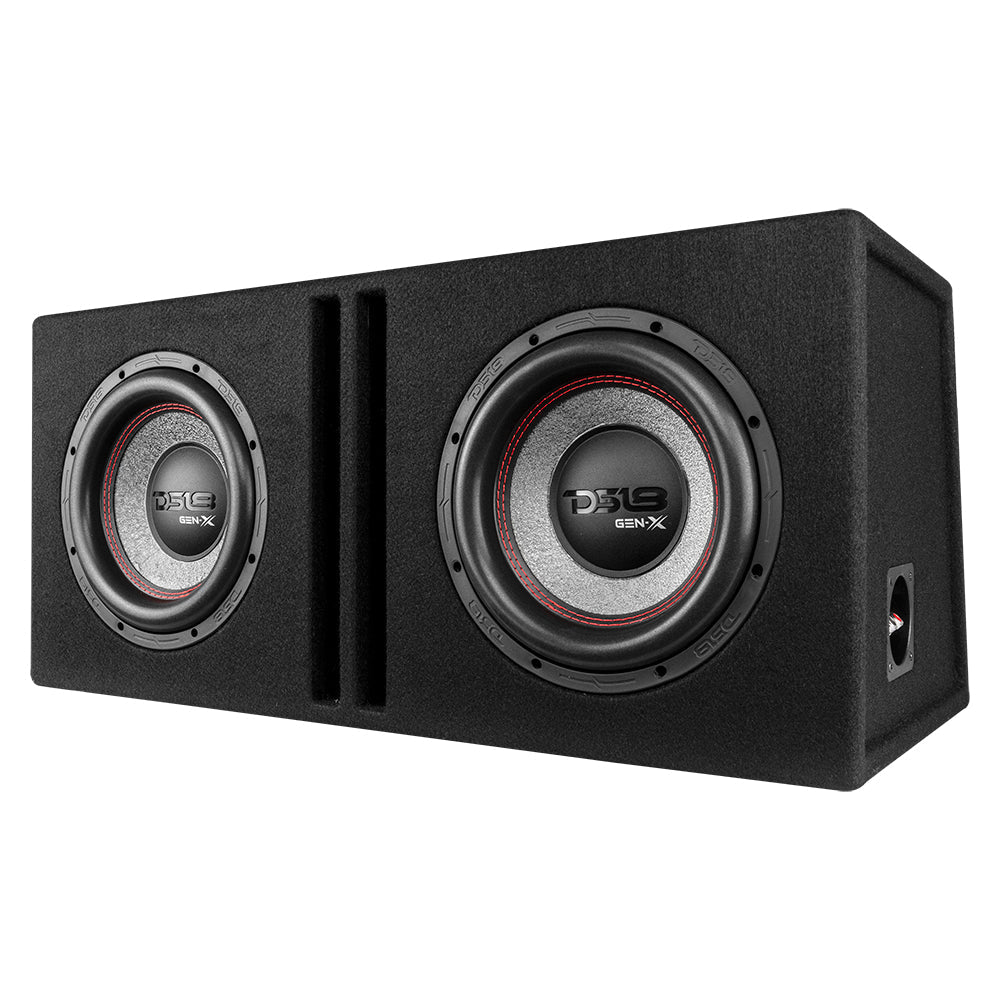 Dual 10" Loaded Subwoofer Ported Enclosure With GEN-X104D 800 Watts RMS - DS18