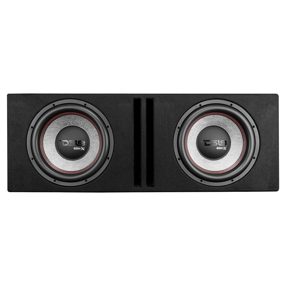 Dual 12" Loaded Subwoofer Ported Enclosure With GEN-X124D 900 Watts RMS - DS18