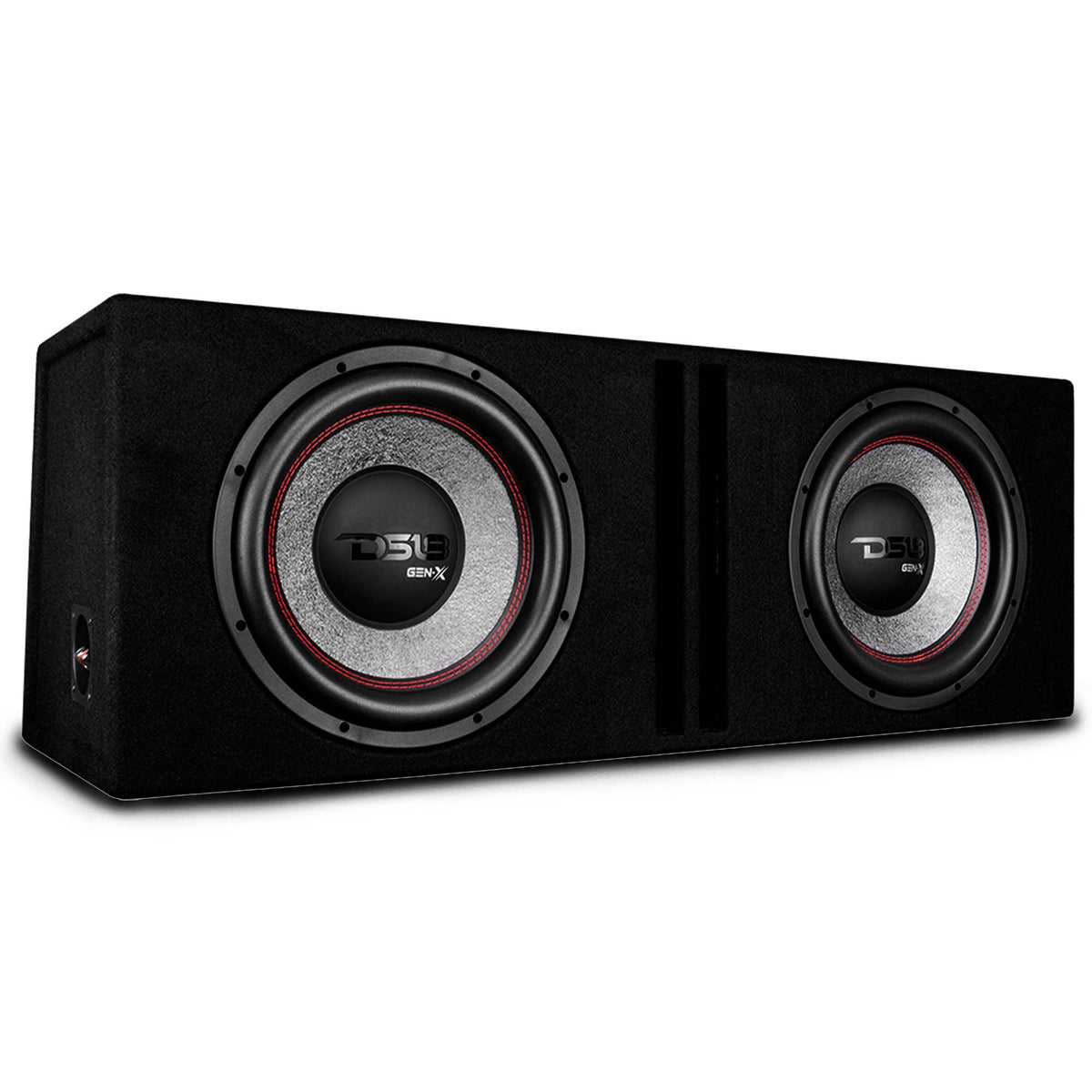 Dual 12" Loaded Subwoofer Ported Enclosure With GEN-X124D 900 Watts RMS - DS18