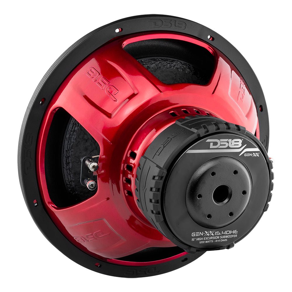GEN-XX 15" High Excursion Subwoofer Double Stacked Magnets 600 Watts Rms DVC 4-Ohm - DS18