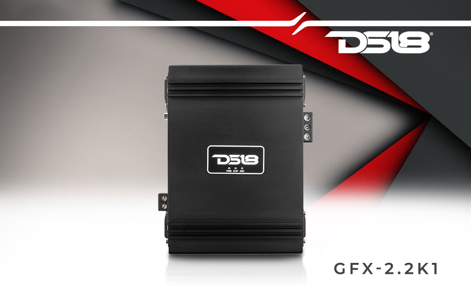 PRO 1-Channel Full-Range Class D Amplifier 2200 Watts Rms @ 1-Ohm - DS18