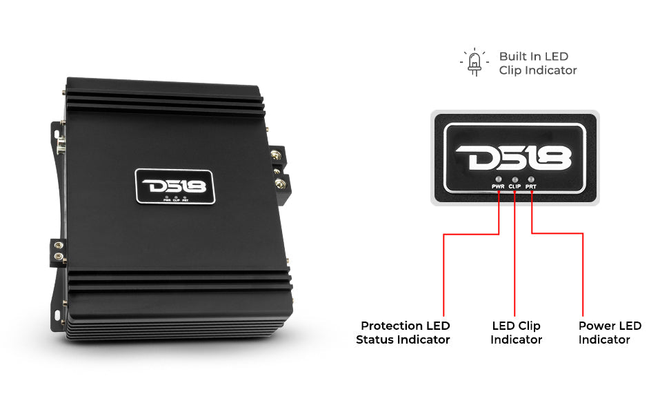 PRO 1-Channel Full-Range Class D Amplifier 3000 Watts Rms @ 2-Ohm - DS18