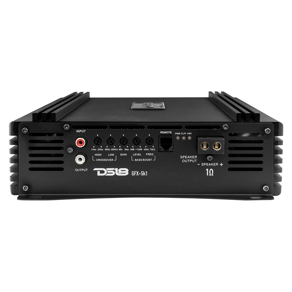 PRO 1-Channel Full-Range Class D Amplifier 5000 Watts Rms @ 1-Ohm - DS18