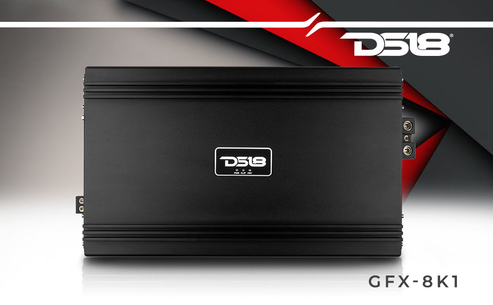 PRO 1-Channel Full-Range Class D Amplifier 8000 Watts Rms @ 1-Ohm - DS18