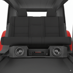 Complete Under Seat Subwoofer Enclosure Package for JT Gladiator Jeeps - DS18