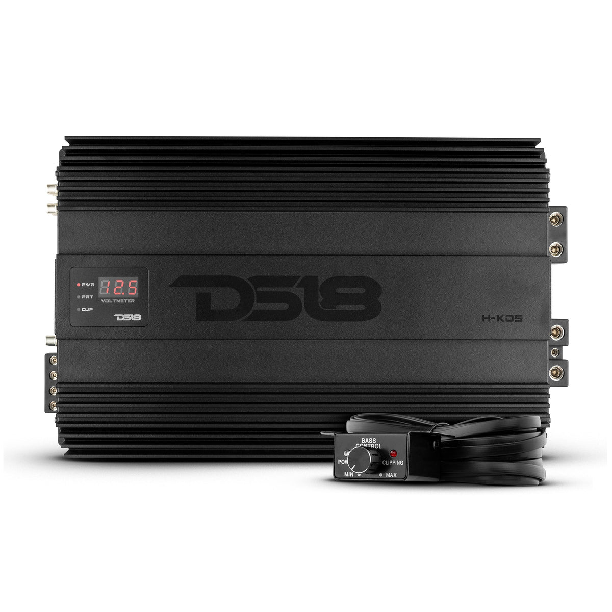 HOOLIGAN KO 1-Channel Amplifier with Voltmeter 5000 Watts Rms @ 1-Ohm Made In Korea - DS18