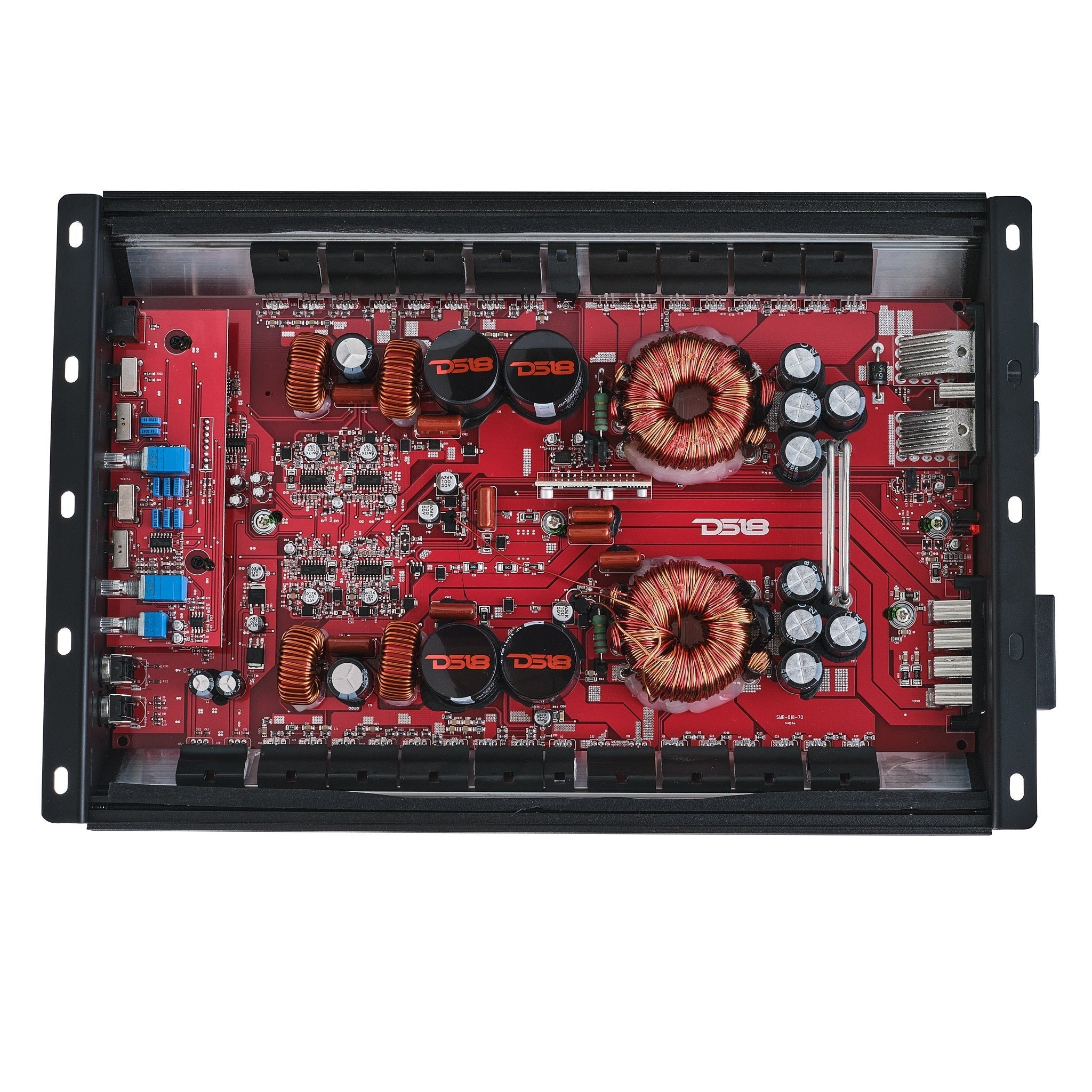 HOOLIGAN KO Full Range Class D 4-Channel Amplifier 4 x 300 Watts Rms @ 4-Ohm Made In Korea - DS18