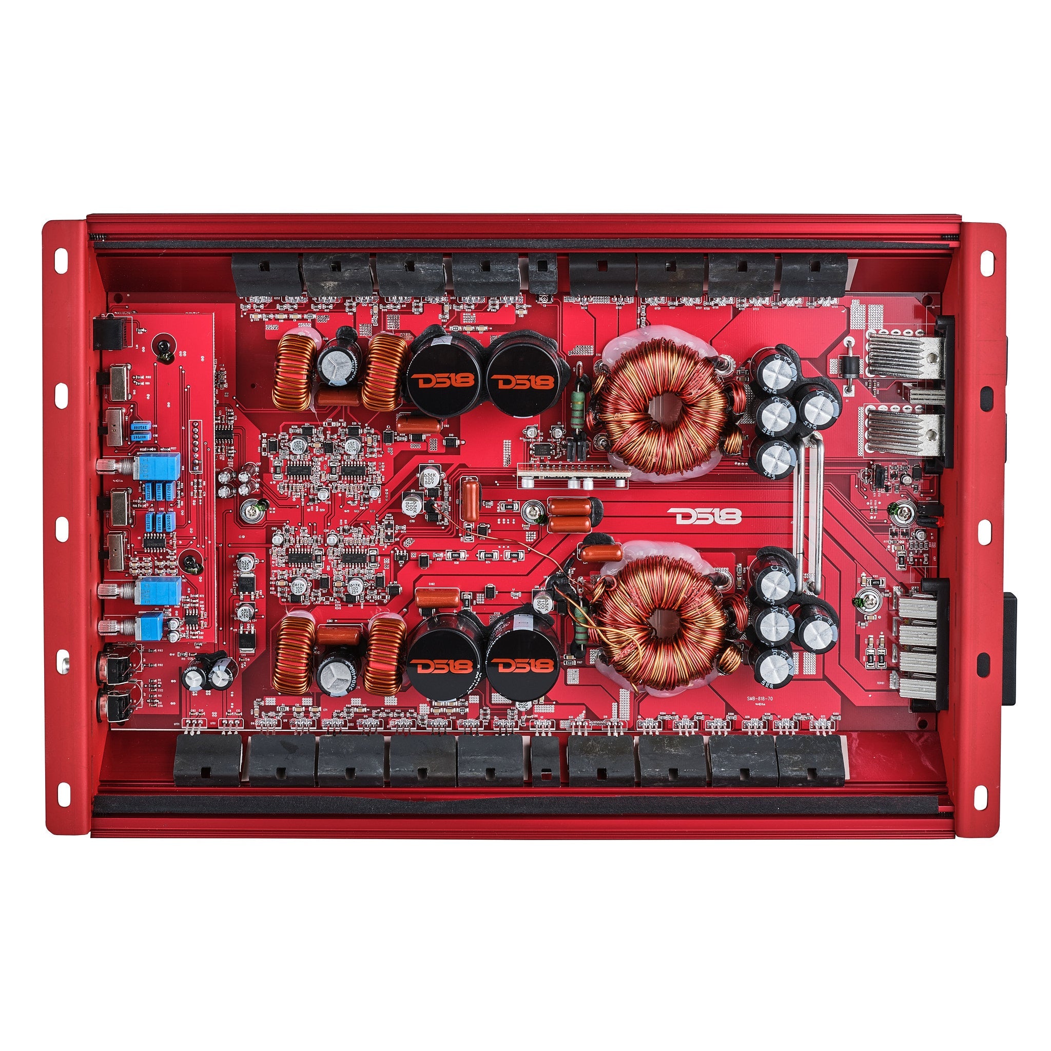 HOOLIGAN KO Full Range Class D 4-Channel Amplifier 4 x 300 Watts Rms @ 4-Ohm Made In Korea - DS18