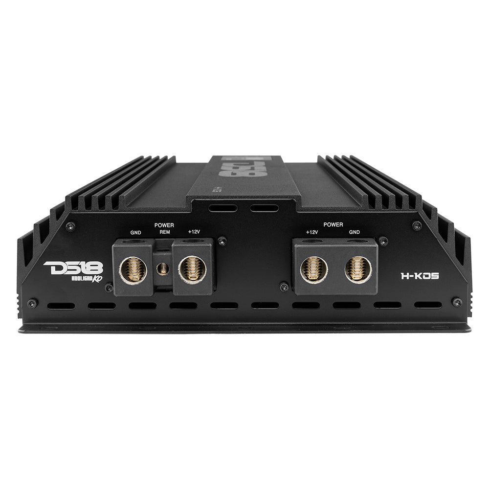 HOOLIGAN KO 1-Channel Amplifier with Voltmeter 5000 Watts Rms @ 1-Ohm Made In Korea - DS18