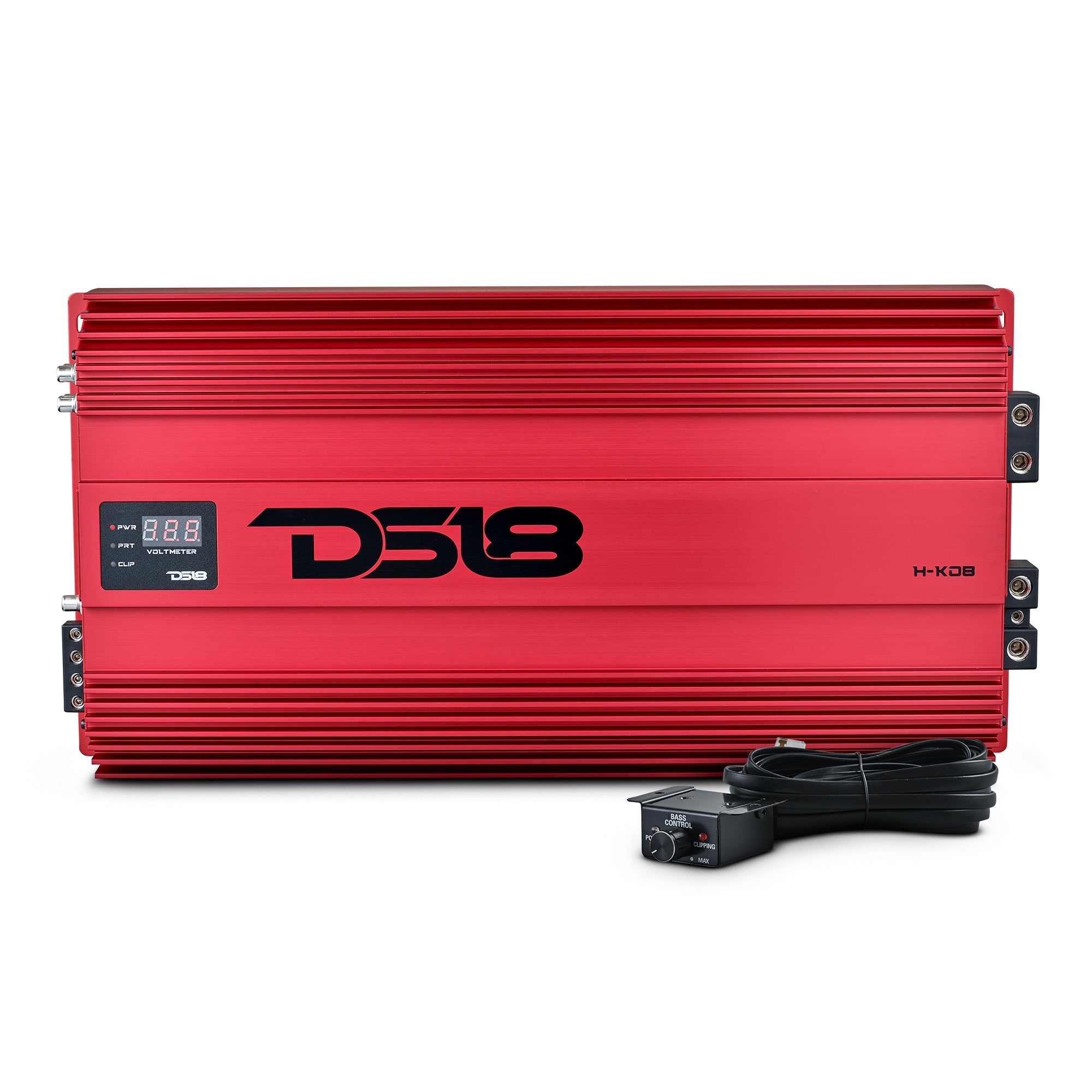 HOOLIGAN KO 1-Channel Amplifier with Voltmeter 8000 Watts Rms @ 1-Ohm Made In Korea - DS18