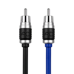 AC Studio 2-Channel Double-Shielded Directional Twisted Pair RCA Interconnect (1.5ft - 20ft)