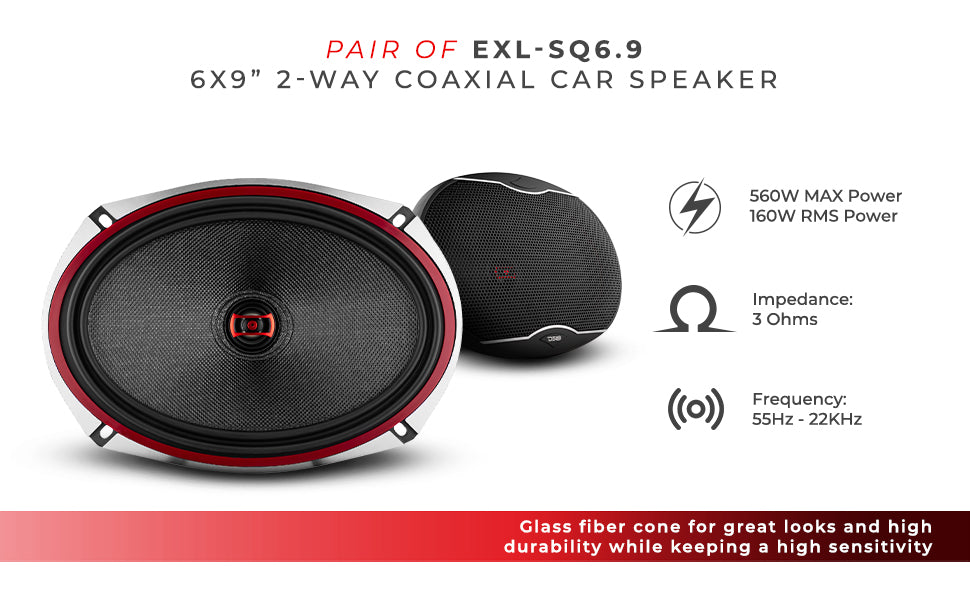DS18 2008-2019 Toyota Highlander Front and Back Doors Speaker Best Upgrade Package 1800 Watts - DS18