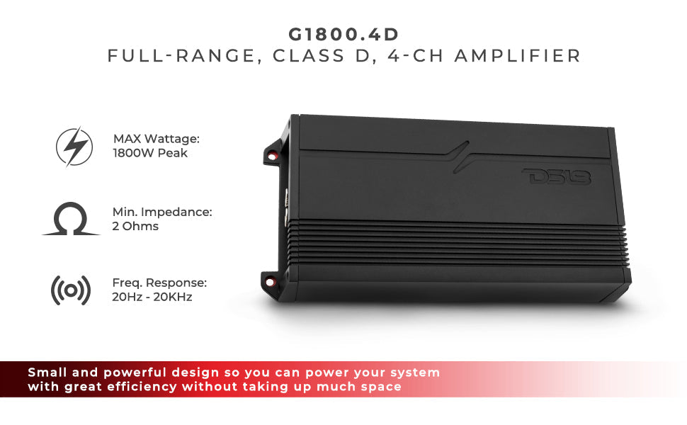 DS18 2008-2019 Honda Accord Front and Back Doors Speakers Best Upgrade/Replacement Package 1800 Watts - DS18