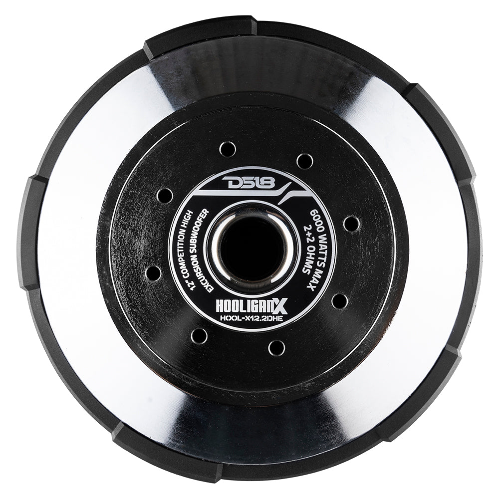 HOOLIGAN X 12" High Excursion Subwoofer 4000 Watts Rms 4" DVC 2-Ohm - DS18