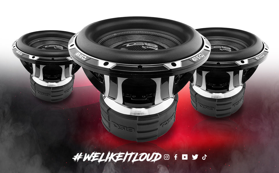 HOOLIGAN X 15" High Excursion Subwoofer 4000 Watts Rms 4" DVC 2-Ohm - DS18