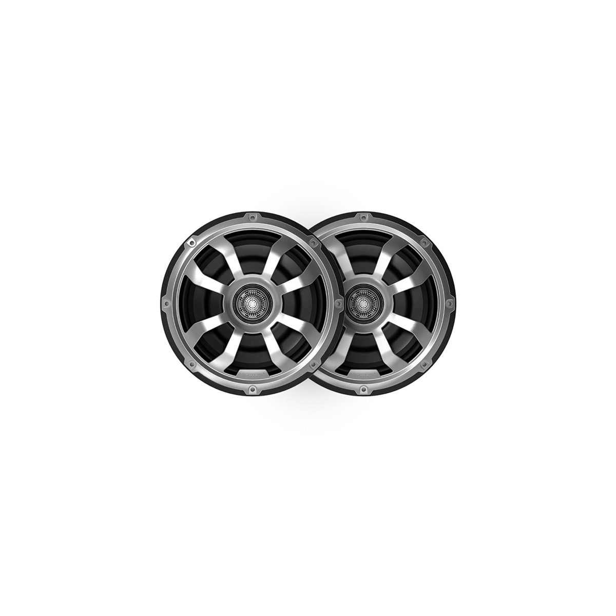 HXMF Series 10" 2-Way Marine Speaker w/Titanium Dome Tweeter (2 ohm ) - HXM10F2