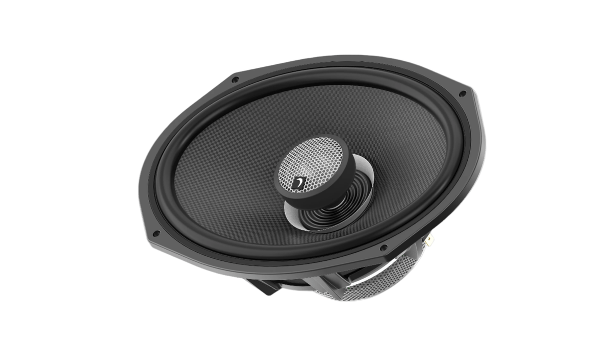 2014-2023 HARLEY DAVIDSON CUT IN SPEAKER LID KIT WITH HXM69F2BK (2 ohm ) - MSHXM69F2BKLK