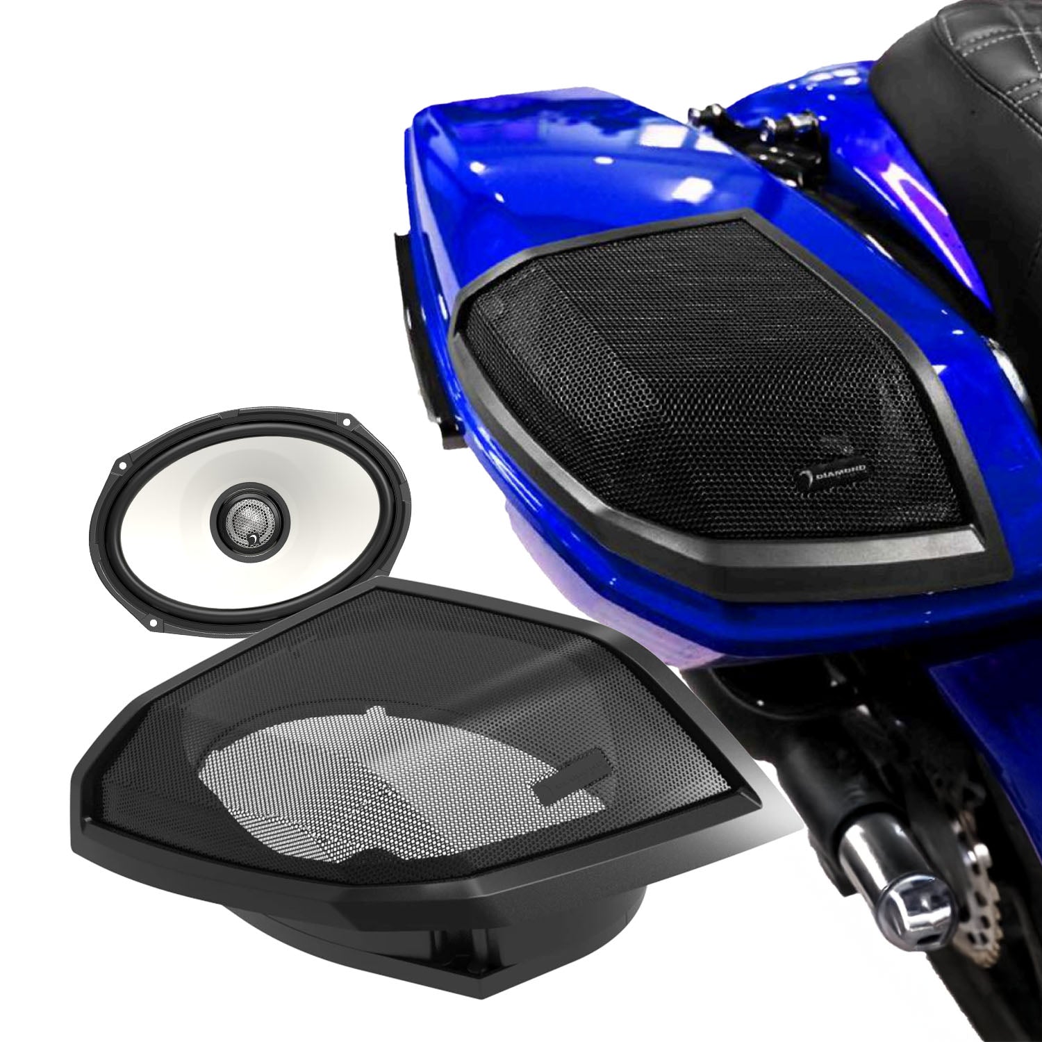 2024+ Harley Davidson Cut-In Lid Kit with HXM69F4 Speakers - MSHXM694LK24