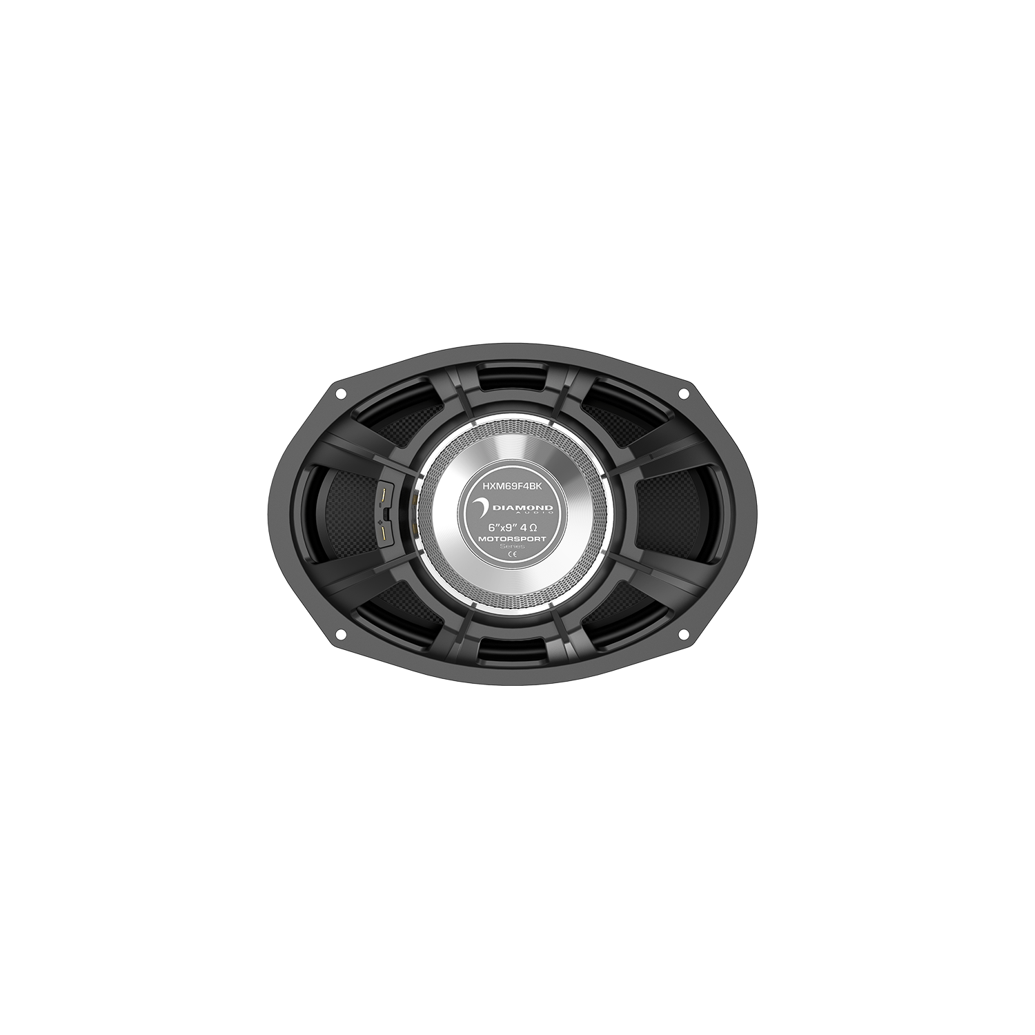 HXM69F4BK- 6"x9" 2-WAY HIGH OUTPUT MARINE SPEAKER (4 ohm )
