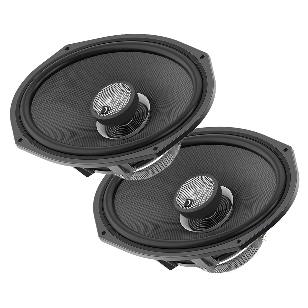 HXM57F2BK - 5"x7" 2-WAY HIGH OUTPUT HARLEY DIRECT REPLACEMENT SPEAKERS (2 ohm ) PER PAIR