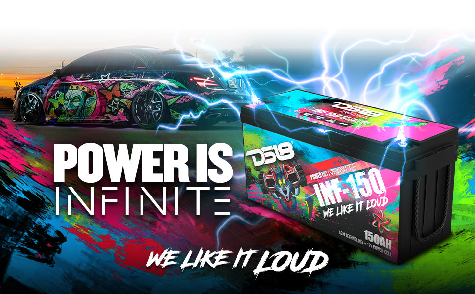 INFINITE 150 AH AGM Power Cell 12 Volt Battery - DS18