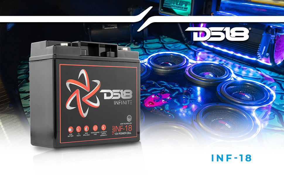 INFINITE 18 AH AGM Power Cell 12 Volt Battery - DS18