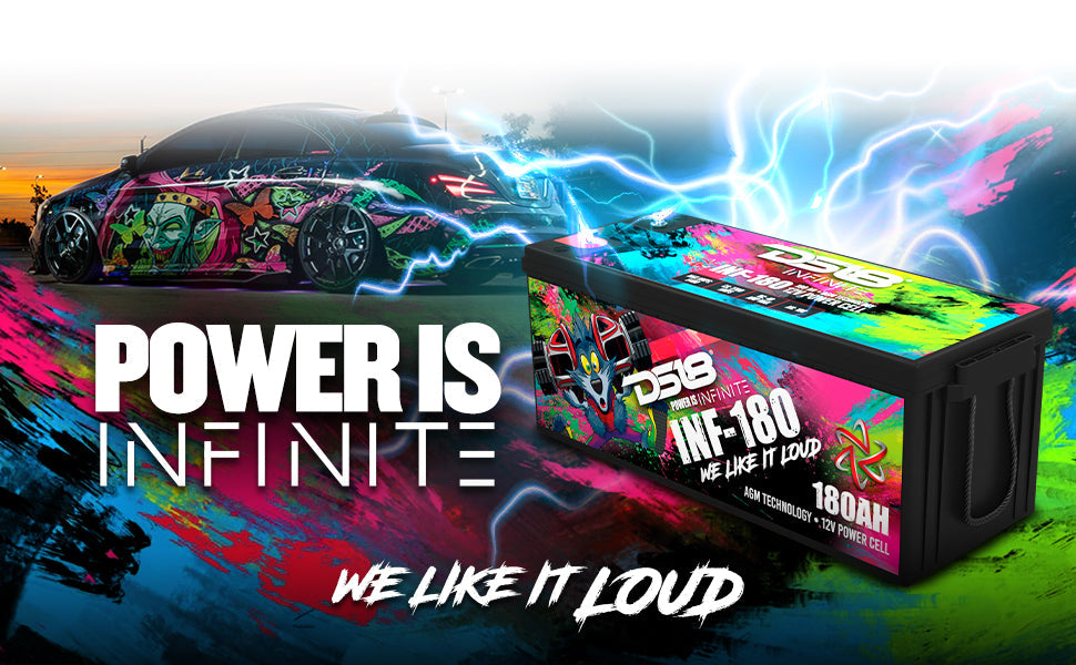 INFINITE 180 AH AGM Power Cell 12 Volt Battery - DS18