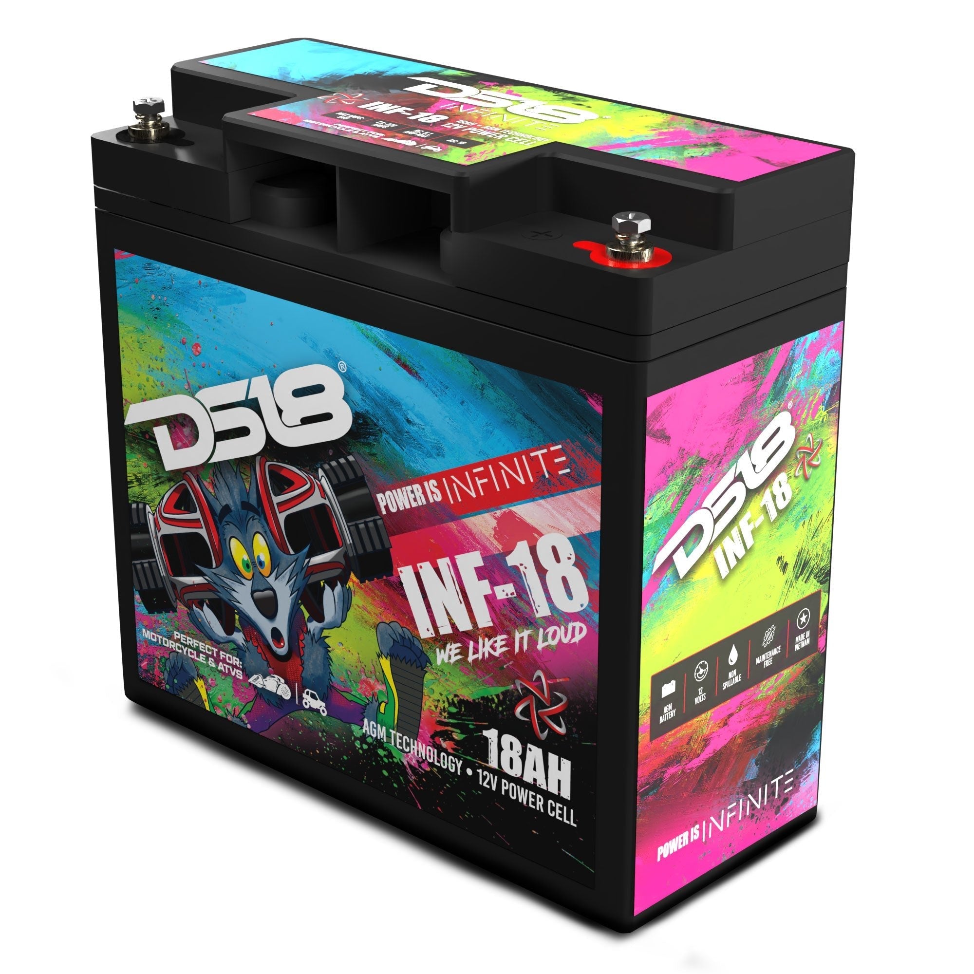 INFINITE 18 AH AGM Power Cell 12 Volt Battery - DS18