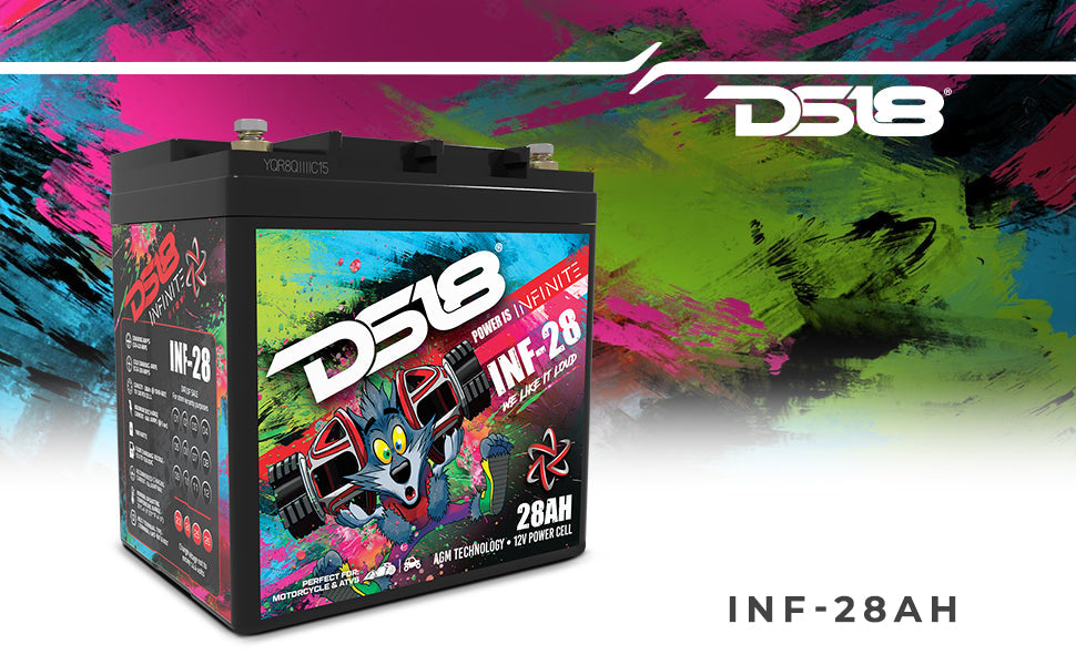 INFINITE 28 AH AGM Power Cell 12 Volt Battery - DS18