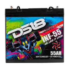 INFINITE 55 AH AGM Power Cell 12 Volt Battery - DS18