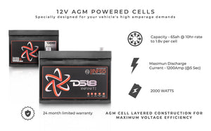 INFINITE 2000 Watts 65 AH AGM Power Cell - DS18