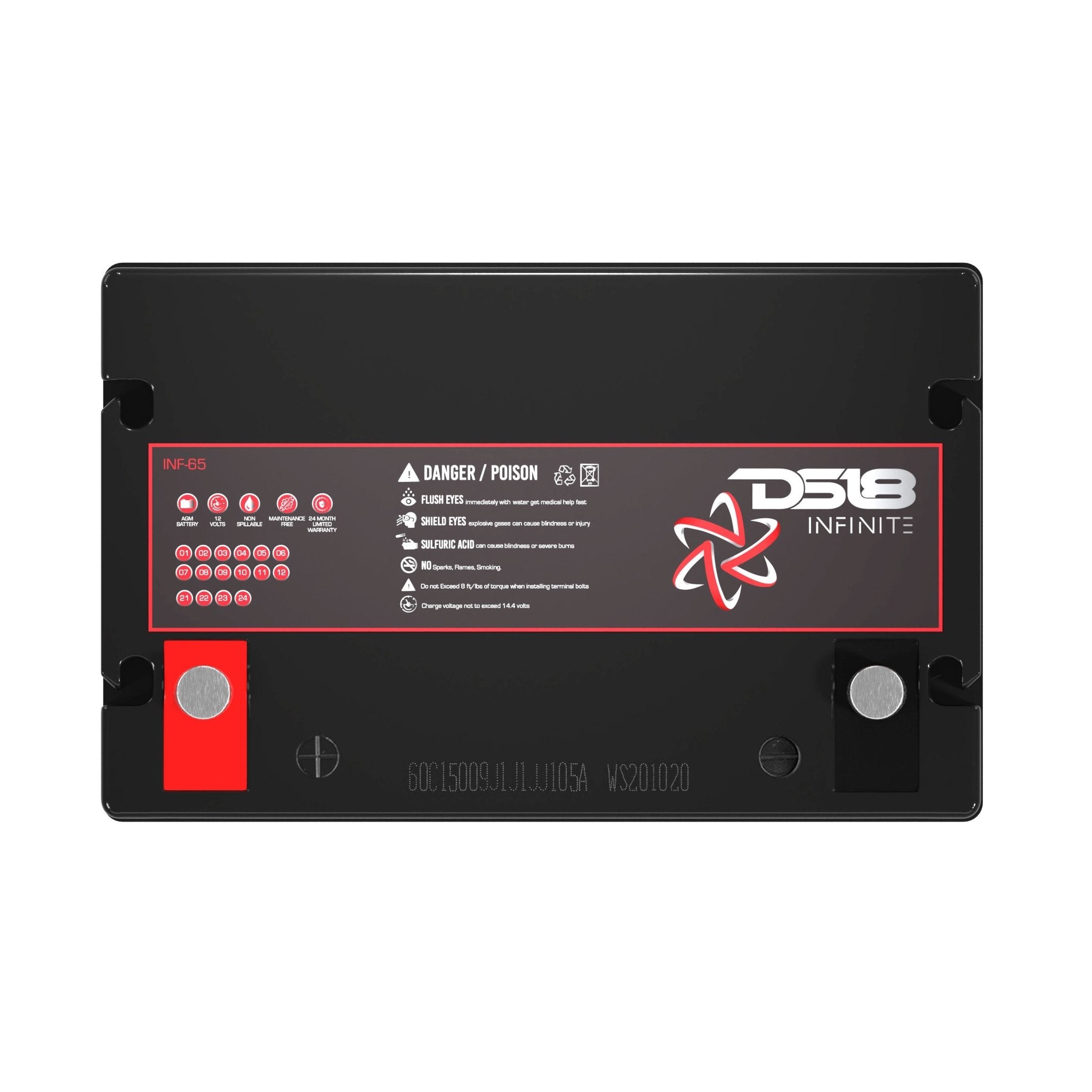 INFINITE 2000 Watts 65 AH AGM Power Cell - DS18