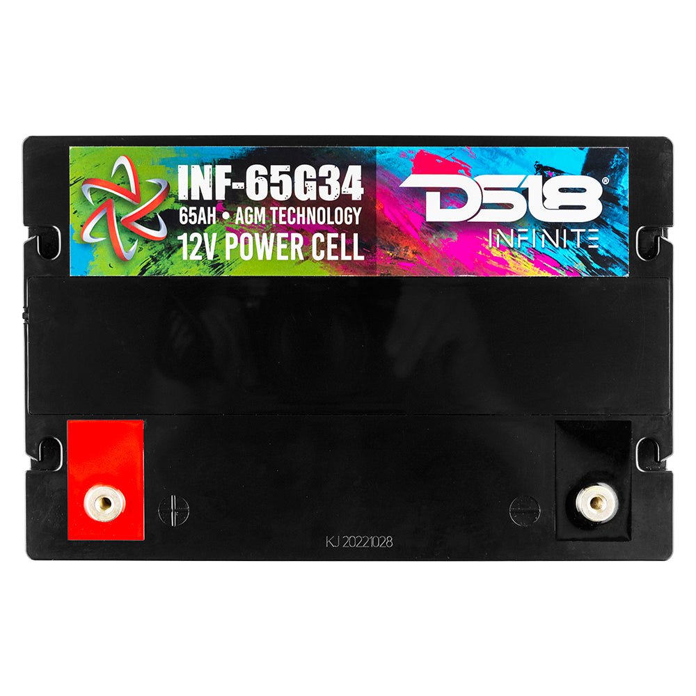 INFINITE 65 AH AGM Group 34 Power Cell 12 Volt Battery - DS18