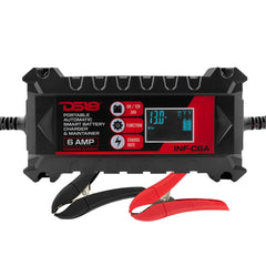 6 AMP Automatic Smart Lithium and AGM Car Battery Charger & Maintainer - DS18