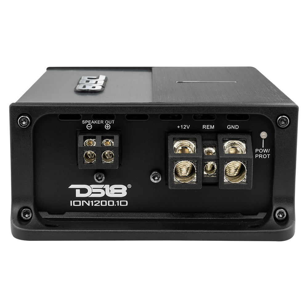 ION Compact Full Range 1 Channel Amplifier 1200 Watts RMS @ 1-Ohm - DS18
