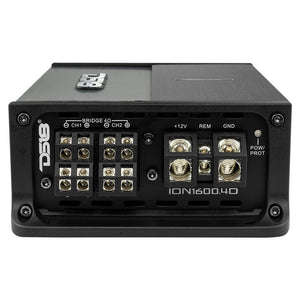 ION Compact Full Range Class D 4-Channel Amplifier 4 x 240 Watts RMS @ 4-ohm - DS18