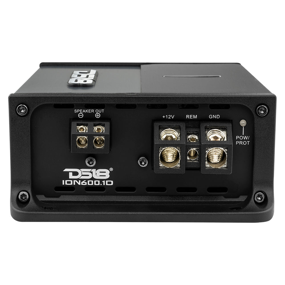ION Compact Full Range 1 Channel Amplifier 600 Watts RMS @ 1-Ohm - DS18