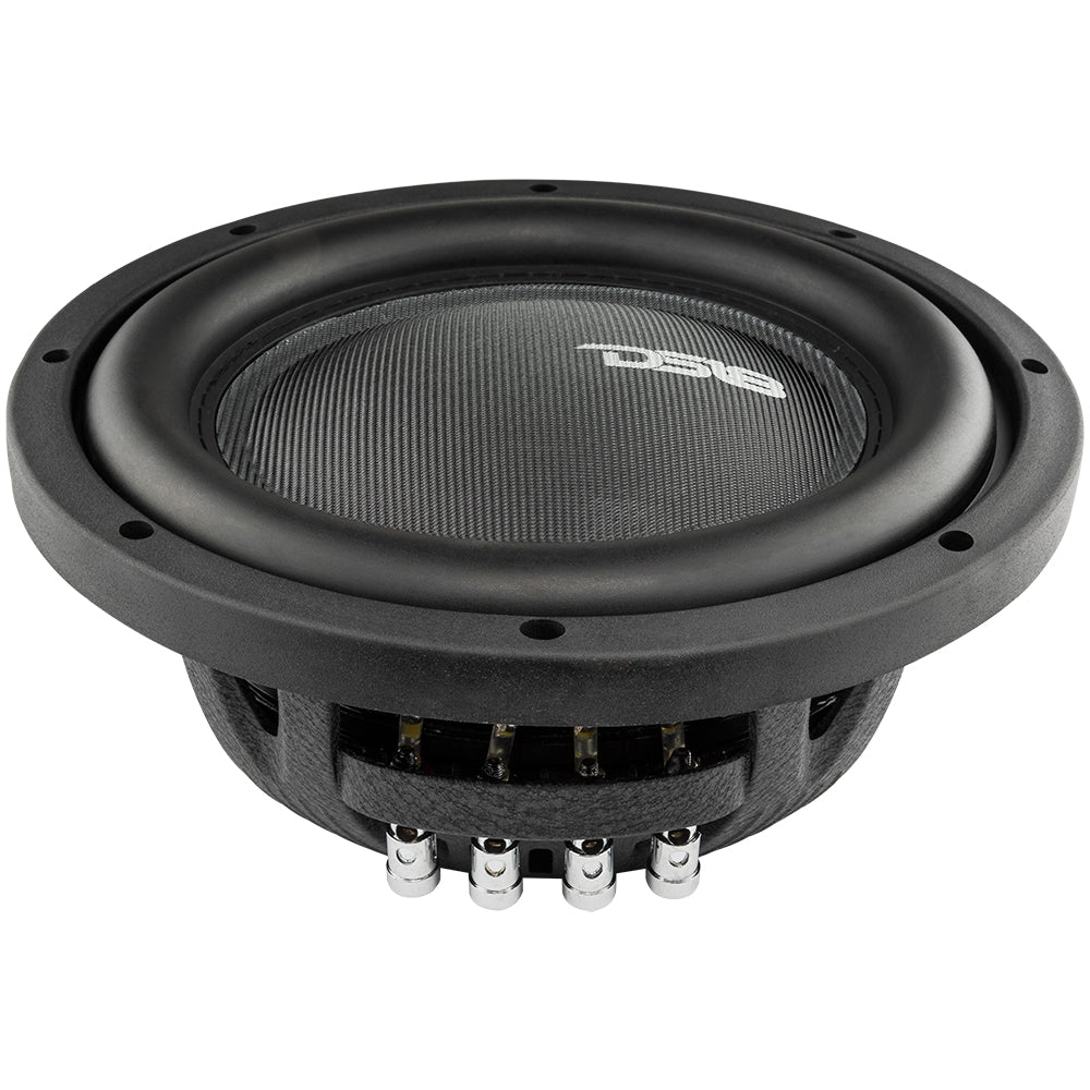 IXS Shallow-Mount 10" Fiber Glass Subwoofer 600 Watts Rms DVC 2-Ohm - DS18