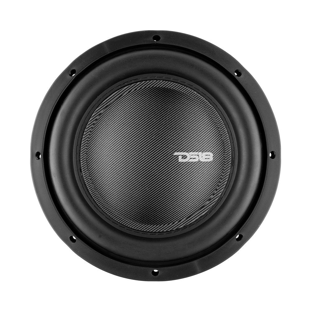 IXS Shallow-Mount 10" Fiber Glass Subwoofer 600 Watts Rms SVC 4-Ohm - DS18